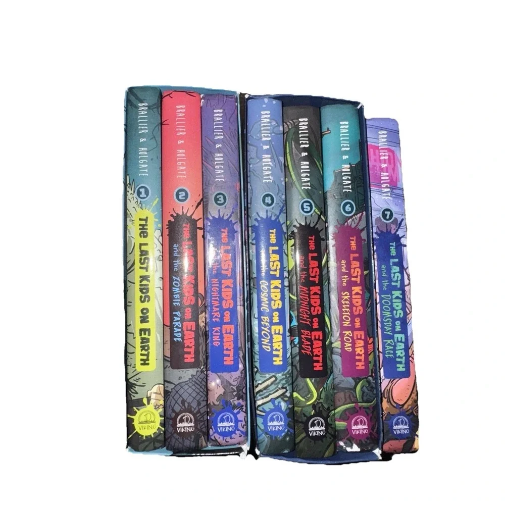 The Last Kids On Earth Max Brallier #1- 7 Hardcover Book Set